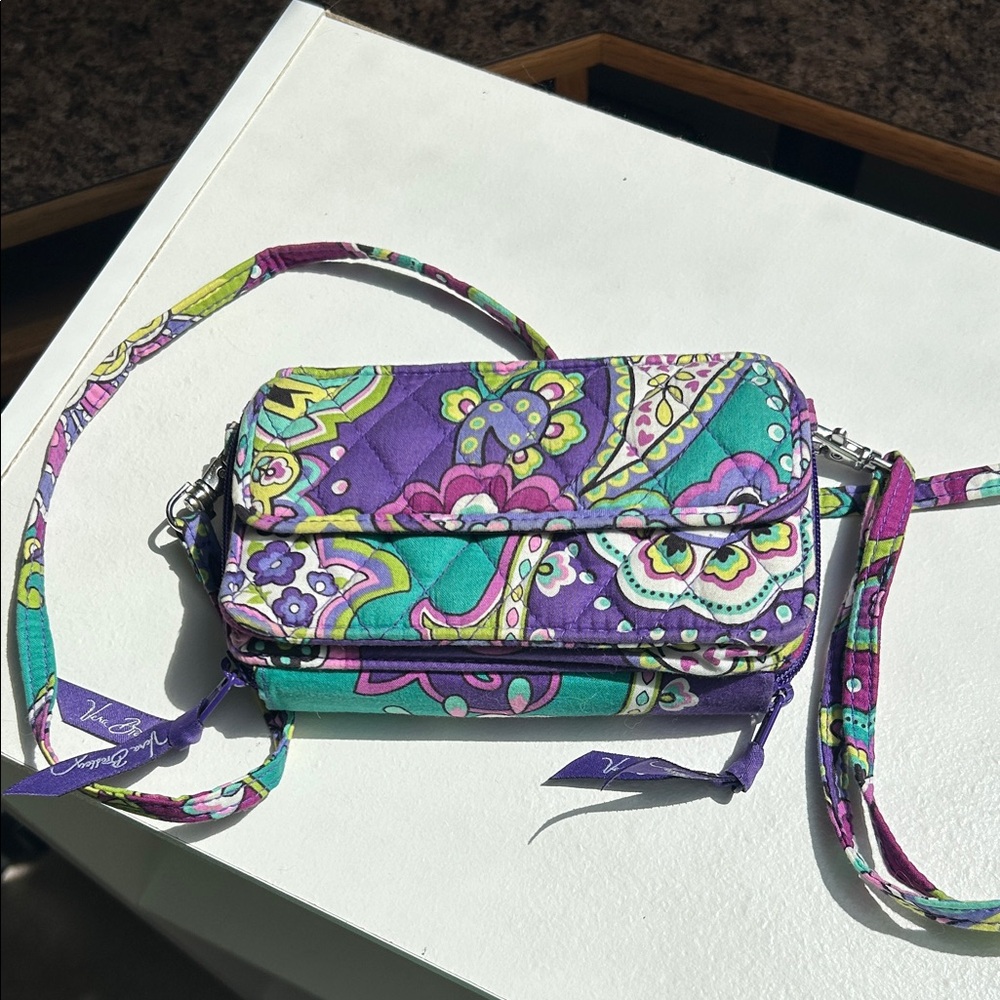 Vera Bradley Multicolor Floral Crossbody Bag/ Wristlet